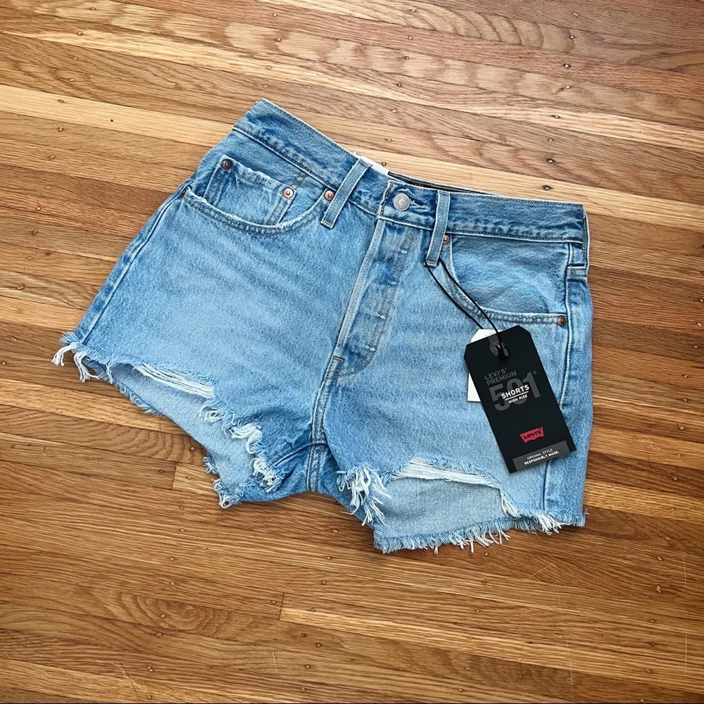 NWT Levi’s 501 Original Shorts sz 26 - Picture 1 of 3